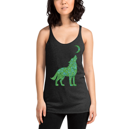 Wolf Women's Racerback Tank