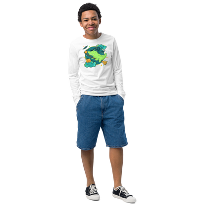 Alligator Halloween Kids Long Sleeve