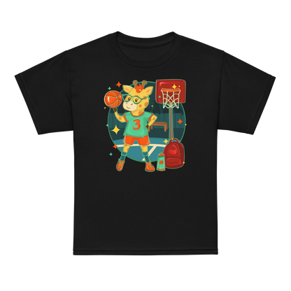 Giraffe Basketball Kids Tee