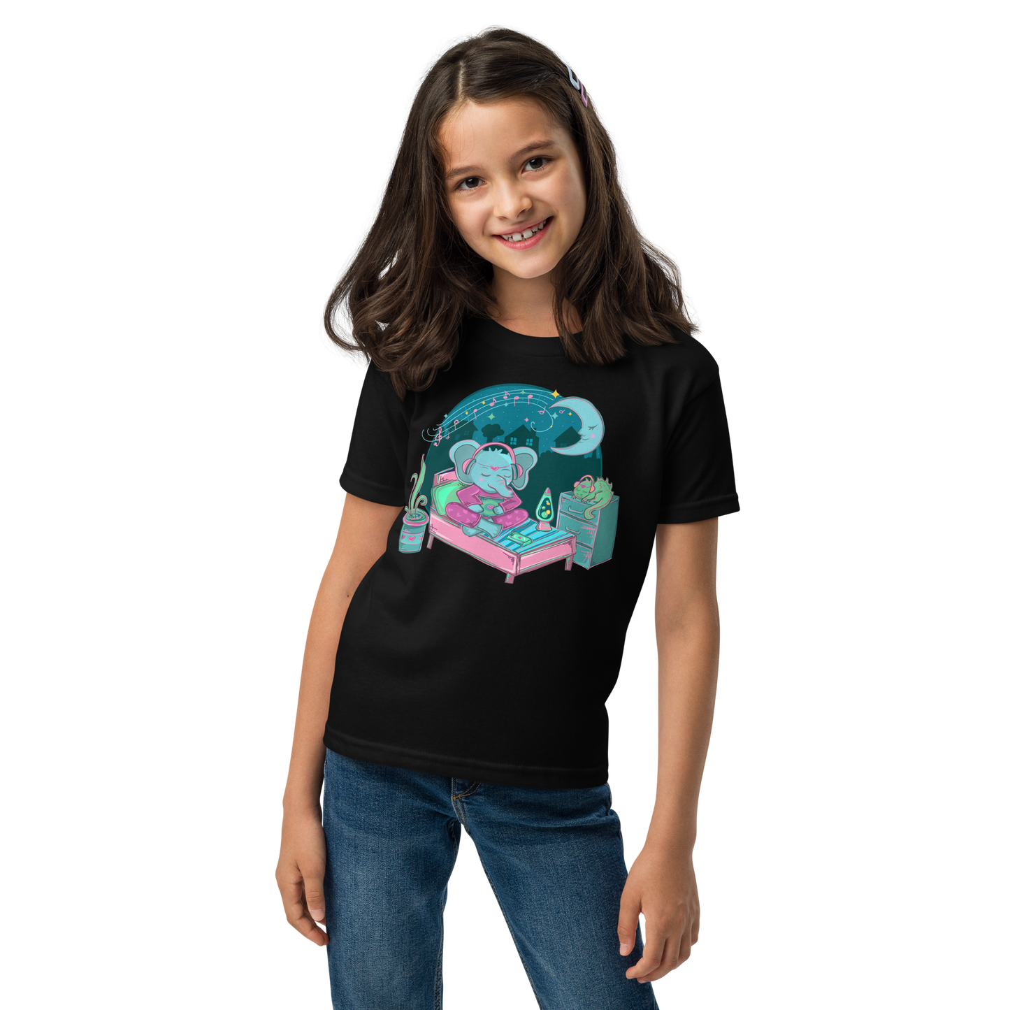 Retro Elephant Kids Tee