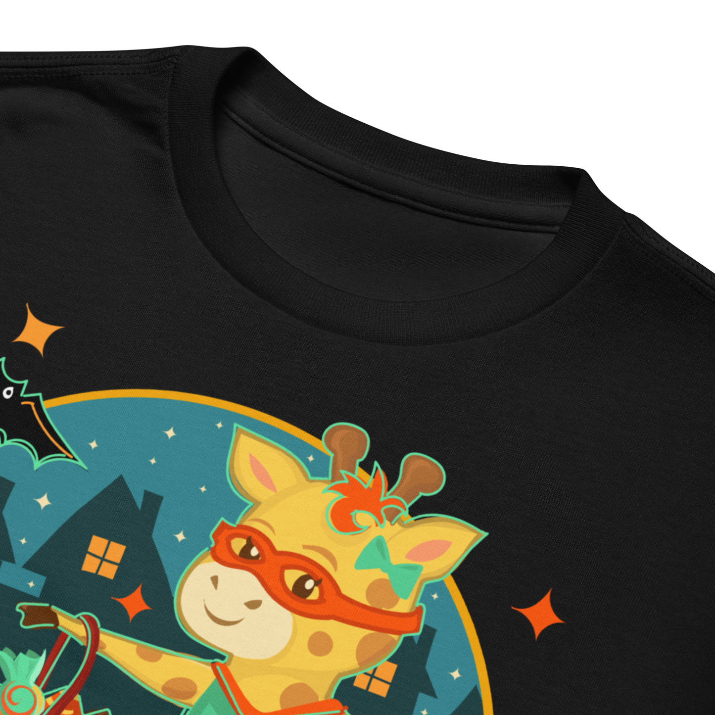 Giraffe Halloween Kids Tee