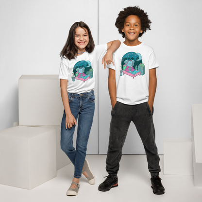 Retro Elephant Kids Tee